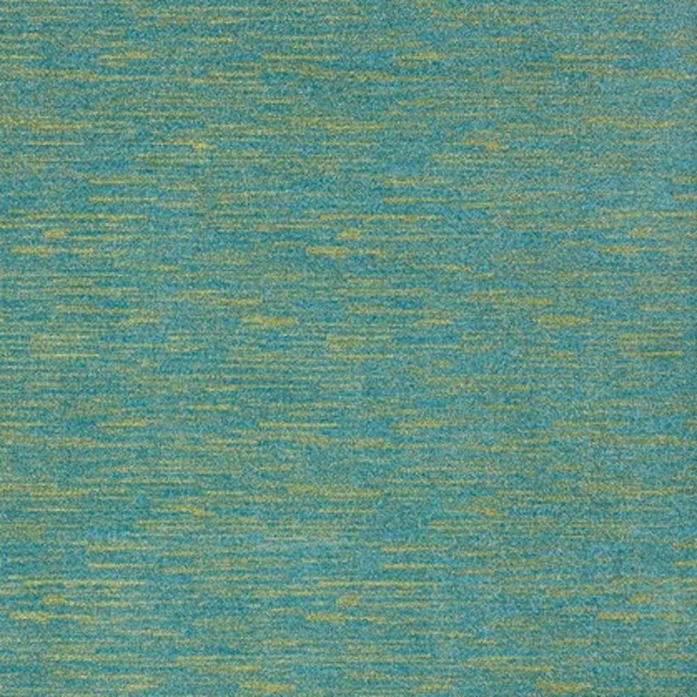 7' X 10' Blue And Green Indoor Outdoor Area Rug HomeRoots