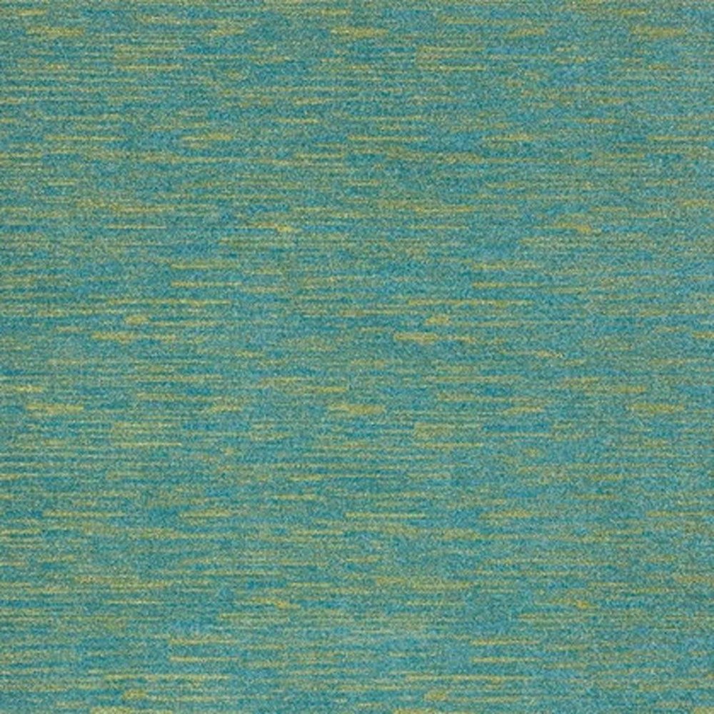 8' X 10' Blue And Green Indoor Outdoor Area Rug HomeRoots