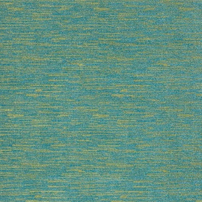 8' X 10' Blue And Green Indoor Outdoor Area Rug HomeRoots