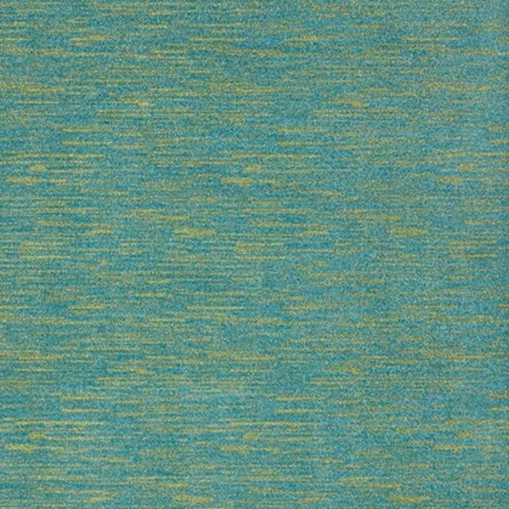 9' X 12' Blue And Green Indoor Outdoor Area Rug HomeRoots