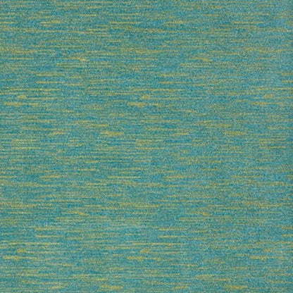 9' X 12' Blue And Green Indoor Outdoor Area Rug HomeRoots