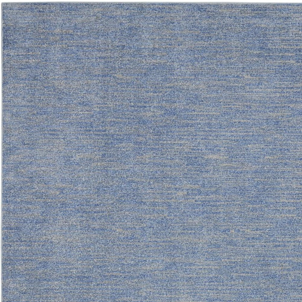 10' X 14' Blue And Gray Indoor Outdoor Area Rug HomeRoots