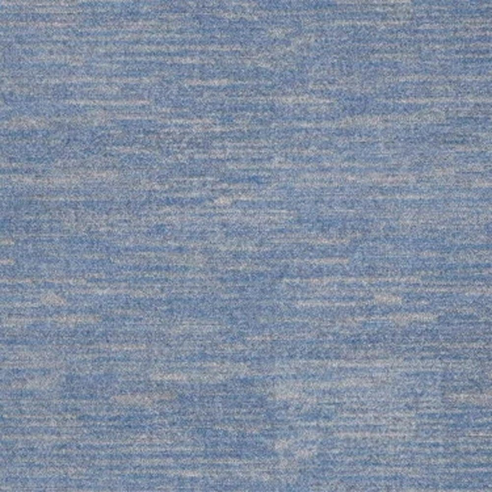 4' X 6' Blue And Gray Indoor Outdoor Area Rug HomeRoots