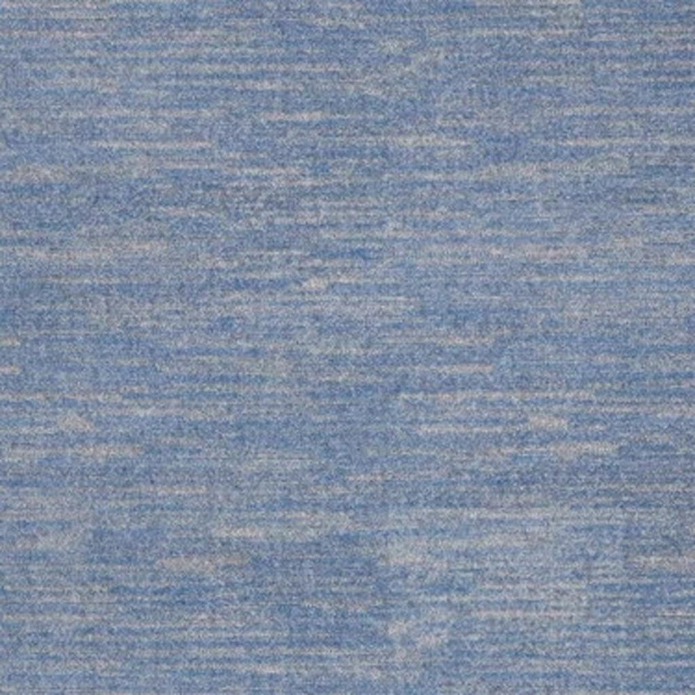 4' X 6' Blue And Gray Indoor Outdoor Area Rug — view 4