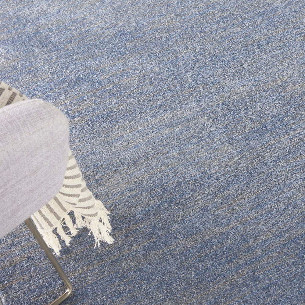 4' X 6' Blue And Gray Indoor Outdoor Area Rug HomeRoots