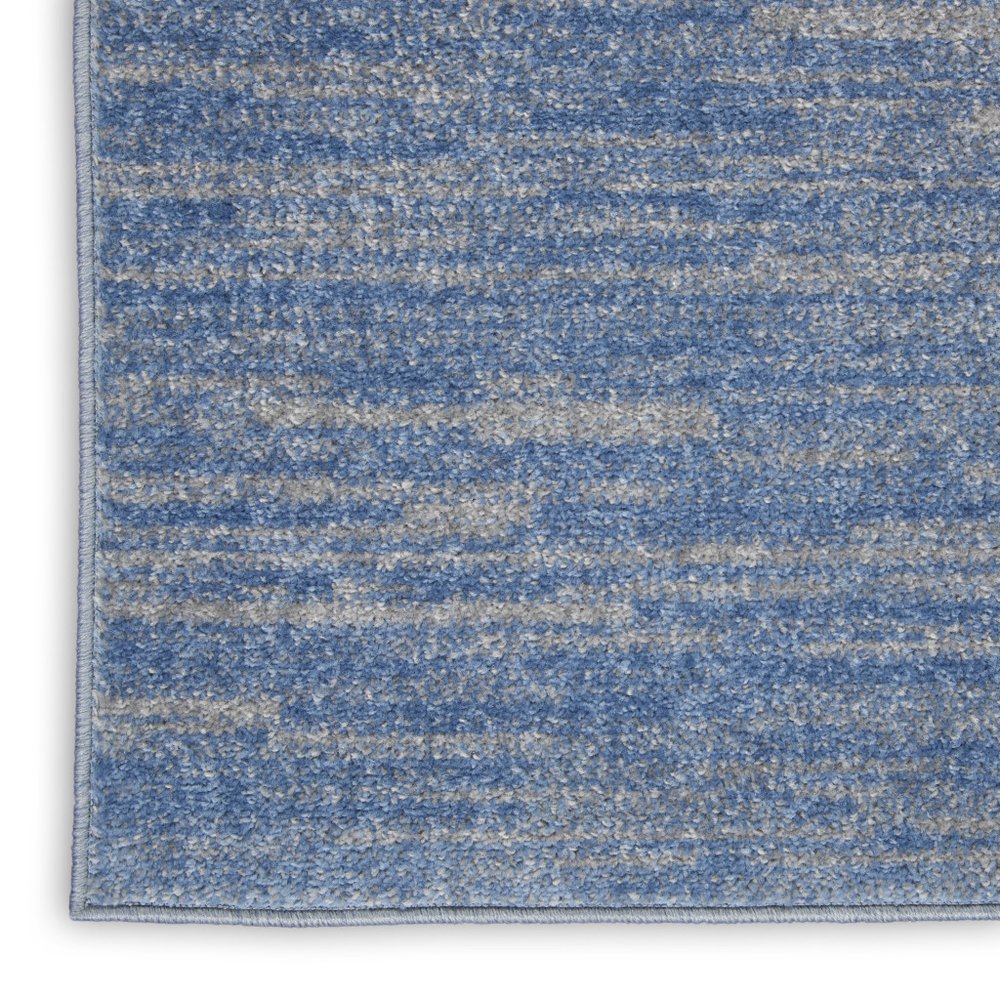 6' X 9' Blue And Gray Indoor Outdoor Area Rug HomeRoots