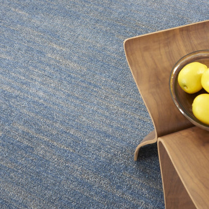 8' X 8' Blue And Gray Round Indoor Outdoor Area Rug HomeRoots