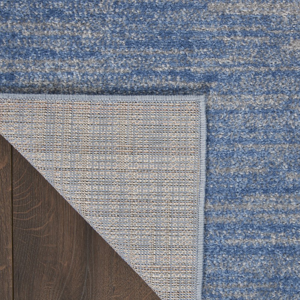 8' X 10' Blue And Gray Indoor Outdoor Area Rug — view 9