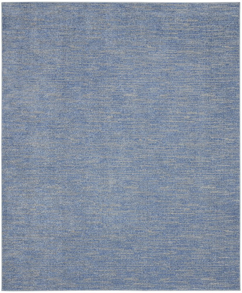 8' X 10' Blue And Gray Indoor Outdoor Area Rug HomeRoots