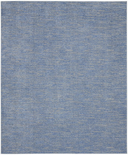 8' X 10' Blue And Gray Indoor Outdoor Area Rug HomeRoots