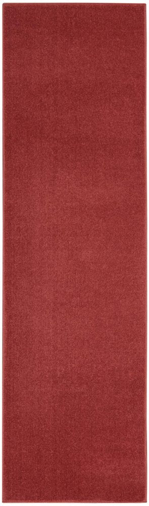 6' Brick Red Indoor Outdoor Runner Rug — view 8
