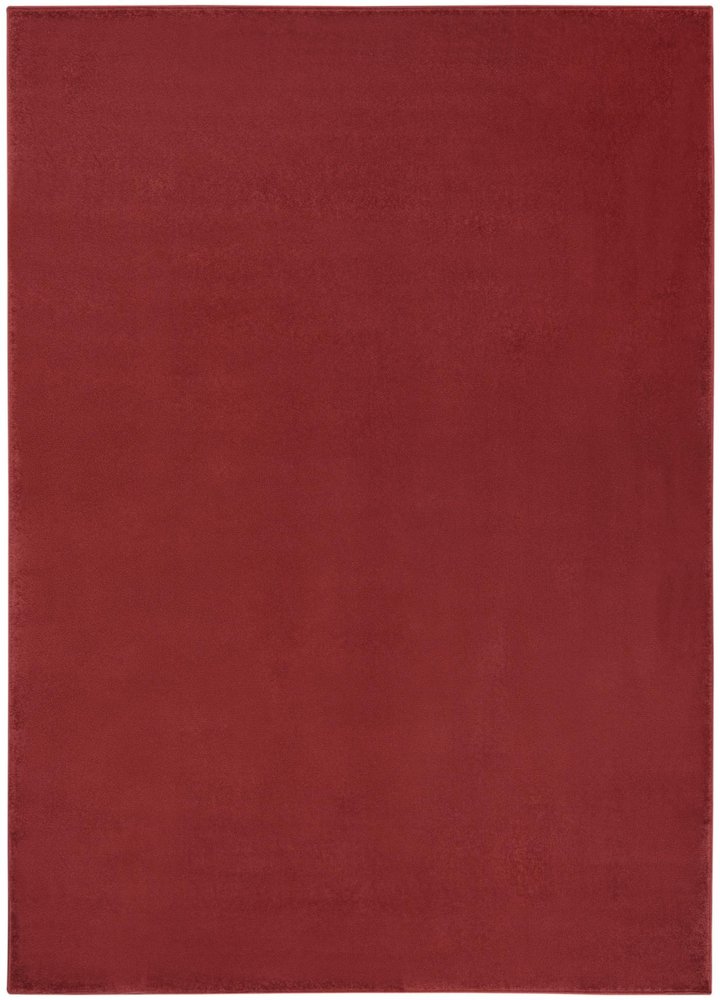 4' X 6' Brick Red Stain Resistant Indoor Outdoor Area Rug HomeRoots