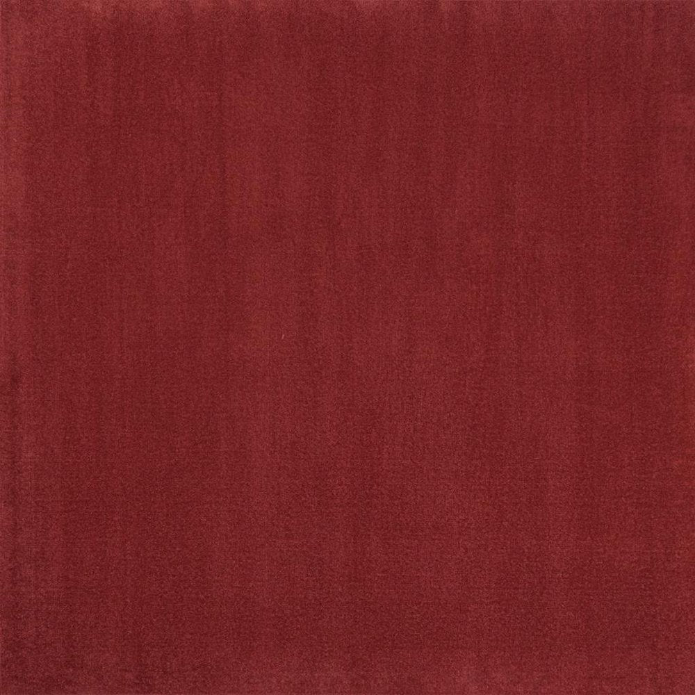7' Brick Red Square Indoor Outdoor Area Rug — view 3