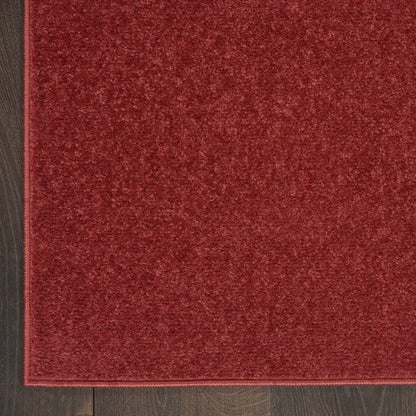 7' X 10' Brick Red Stain Resistant Indoor Outdoor Area Rug HomeRoots