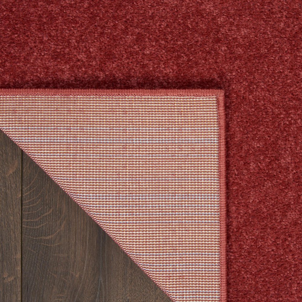 7' X 10' Brick Red Stain Resistant Indoor Outdoor Area Rug — view 8
