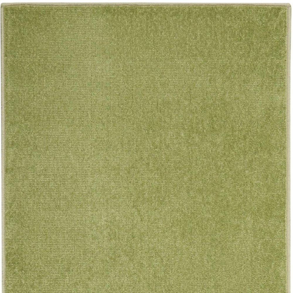 8' Green Indoor Outdoor Runner Rug HomeRoots