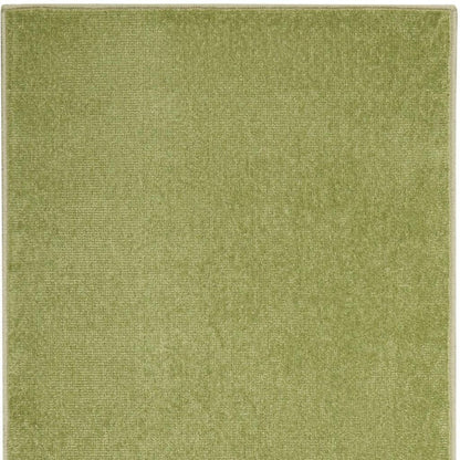8' Green Indoor Outdoor Runner Rug HomeRoots