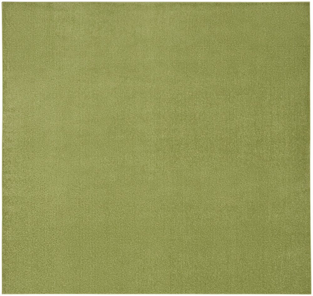 9' Green Square Indoor Outdoor Area Rug — view 12