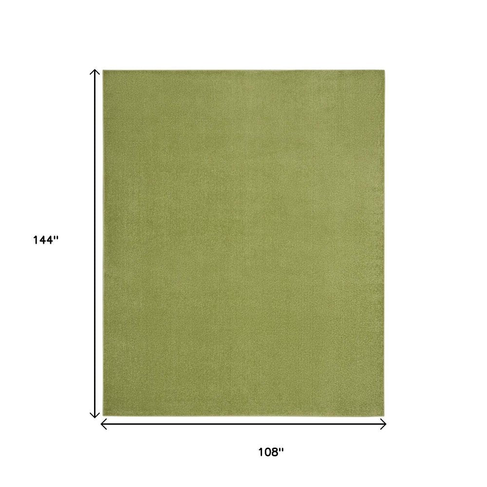 9' X 12' Green Indoor Outdoor Area Rug — view 4