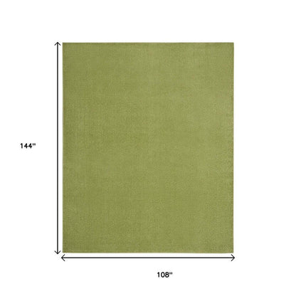 9' X 12' Green Indoor Outdoor Area Rug HomeRoots