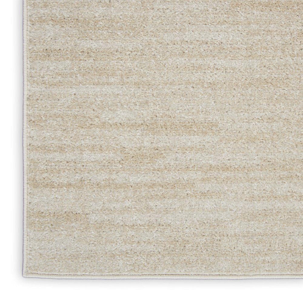 6' Beige And Ivory Indoor Outdoor Runner Rug HomeRoots