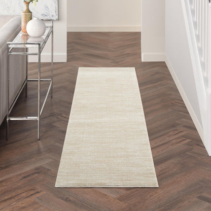 6' Beige And Ivory Indoor Outdoor Runner Rug HomeRoots