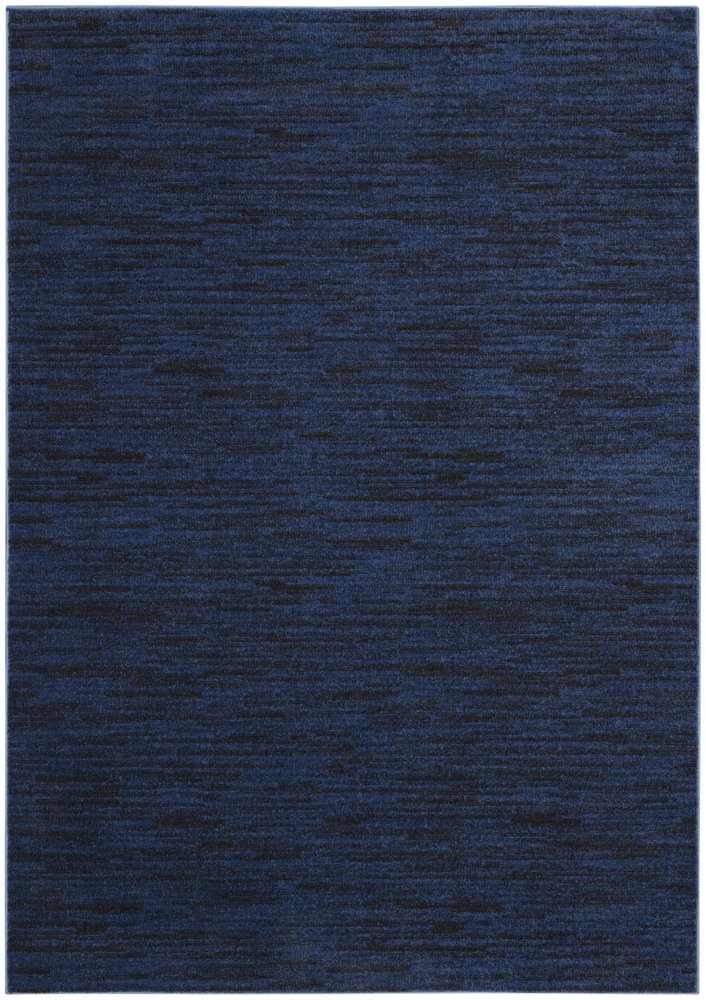 4' X 6' Midnight Blue Stain Resistant Indoor Outdoor Area Rug HomeRoots