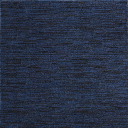 6' X 9' Midnight Blue Indoor Outdoor Area Rug