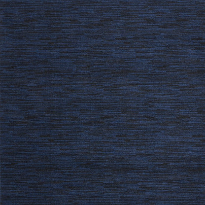 7' Midnight Blue Square Indoor Outdoor Area Rug HomeRoots