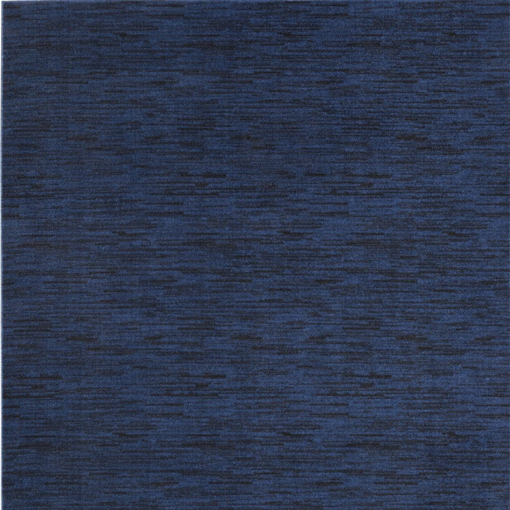 7' X 10' Midnight Blue Indoor Outdoor Area Rug — view 3