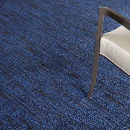 7' X 10' Midnight Blue Indoor Outdoor Area Rug HomeRoots