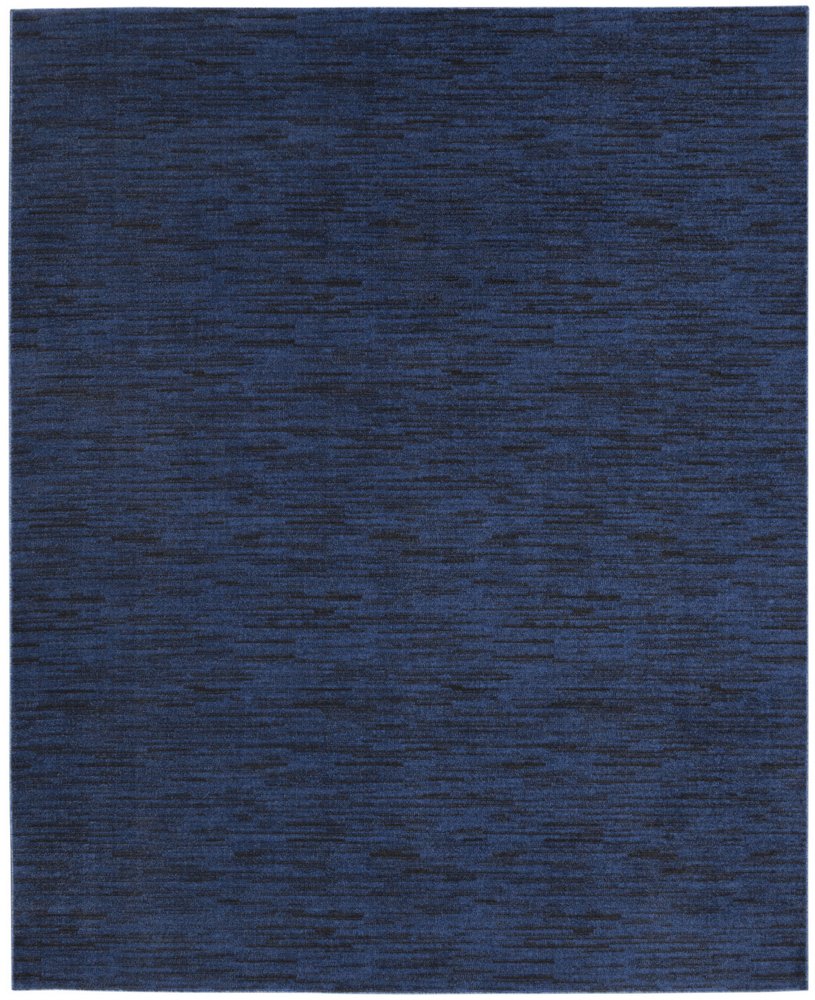 7' X 10' Midnight Blue Indoor Outdoor Area Rug — view 7