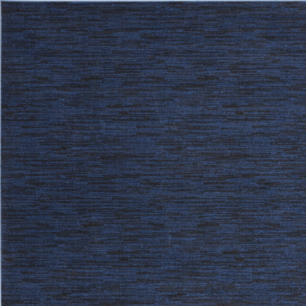 9' Midnight Blue Square Stain Resistant Indoor Outdoor Area Rug