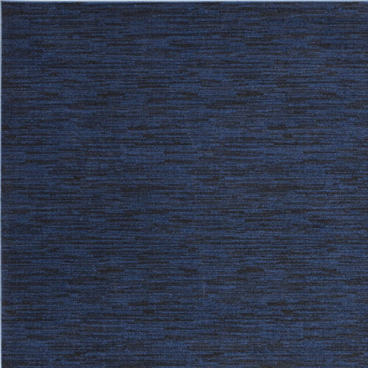 9' Blue Square Indoor Outdoor Area Rug
