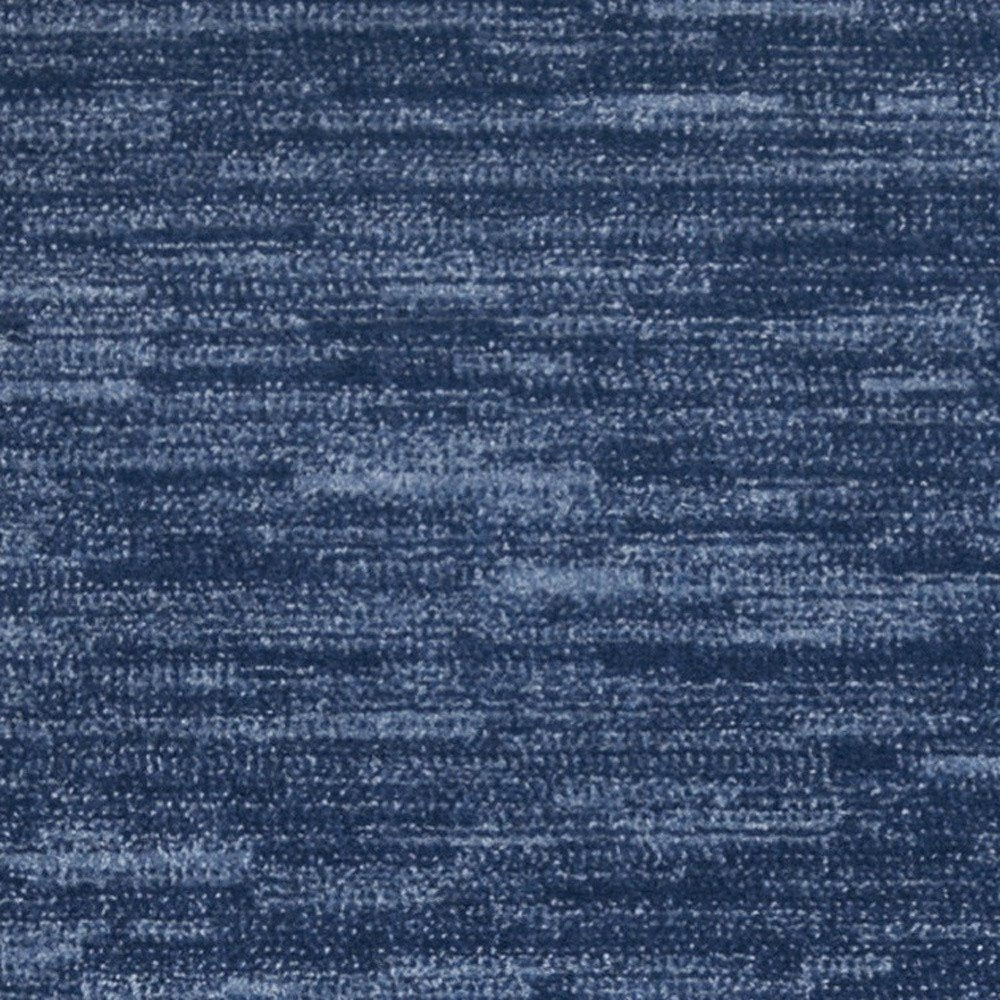 6' Navy Blue Indoor Outdoor Runner Rug — view 3