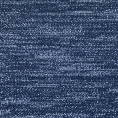 6' Navy Blue Indoor Outdoor Runner Rug