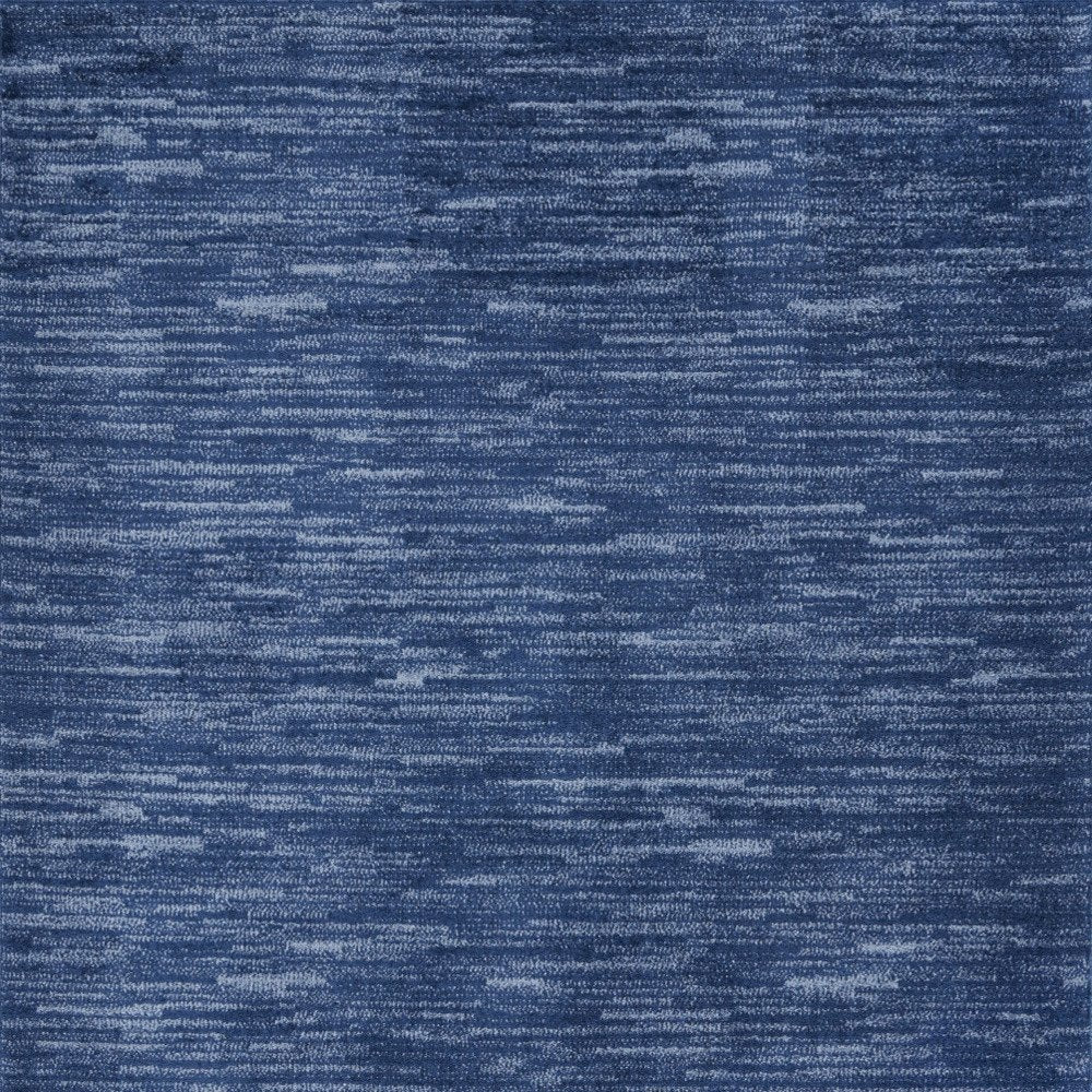 6' X 9' Blue Indoor Outdoor Area Rug — view 3