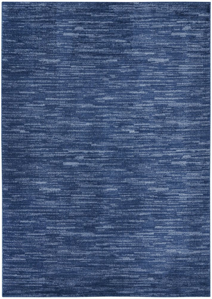 6' X 9' Blue Indoor Outdoor Area Rug