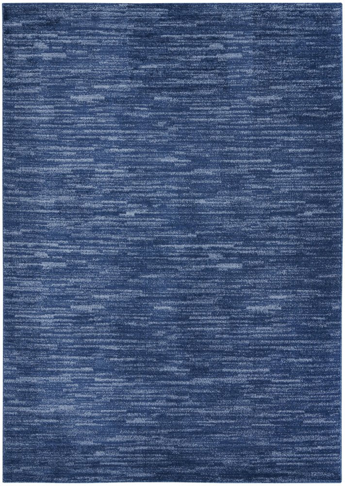 6' X 9' Blue Indoor Outdoor Area Rug — view 7