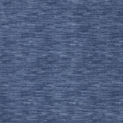 7' Square Blue Stain Resistant Indoor Outdoor Area Rug HomeRoots