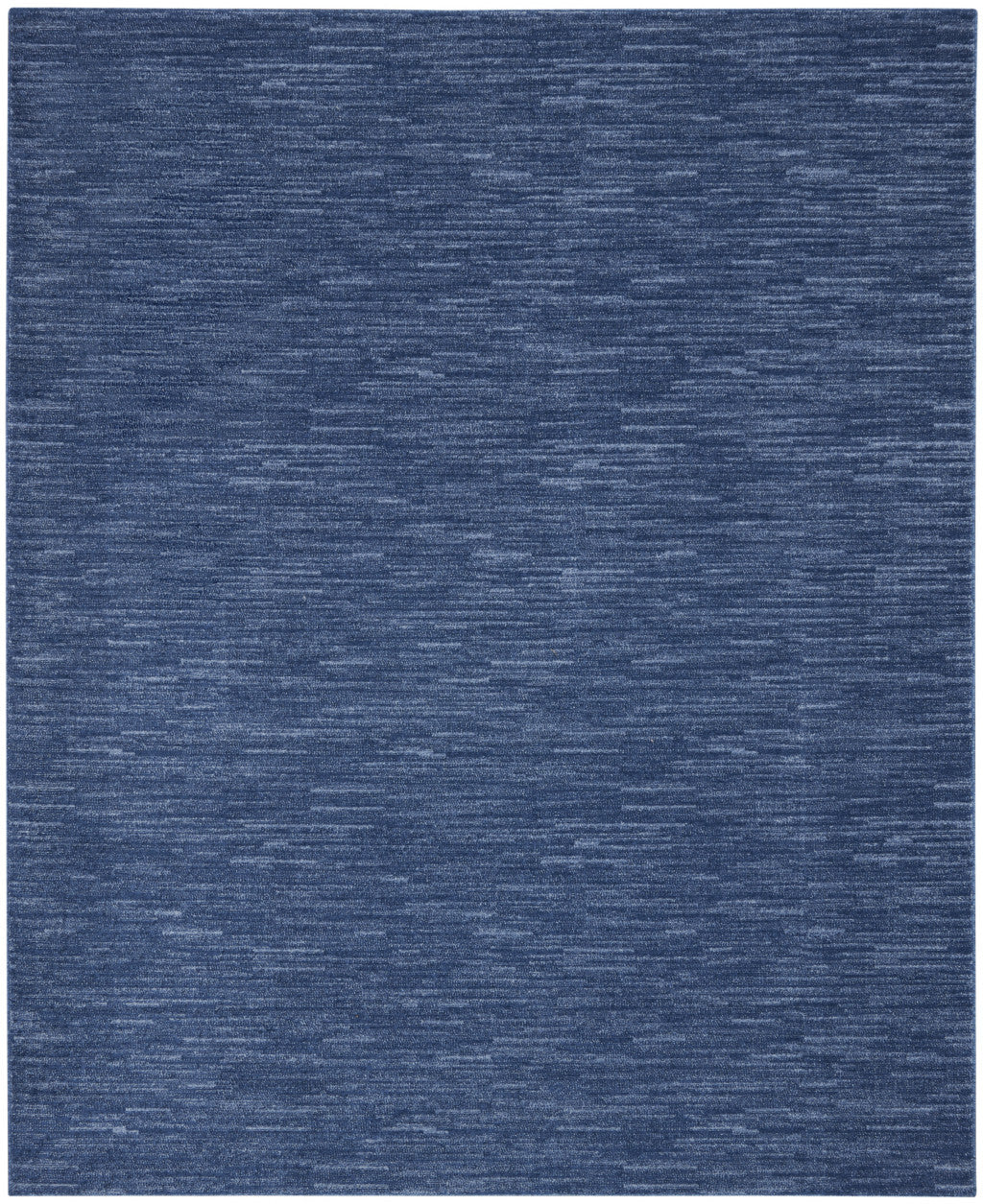 8' X 10' Navy Blue Non Skid Indoor Outdoor Area Rug