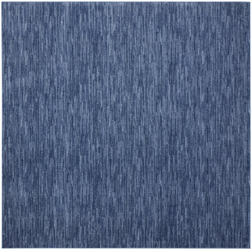9' Blue Square Indoor Outdoor Area Rug HomeRoots