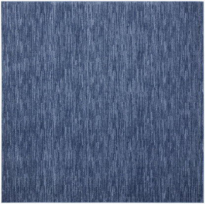 9' Blue Square Indoor Outdoor Area Rug HomeRoots