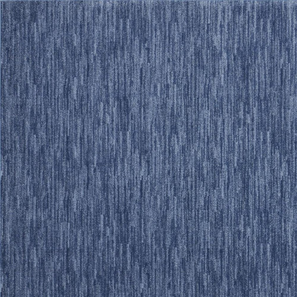 9' Blue Square Indoor Outdoor Area Rug — view 2