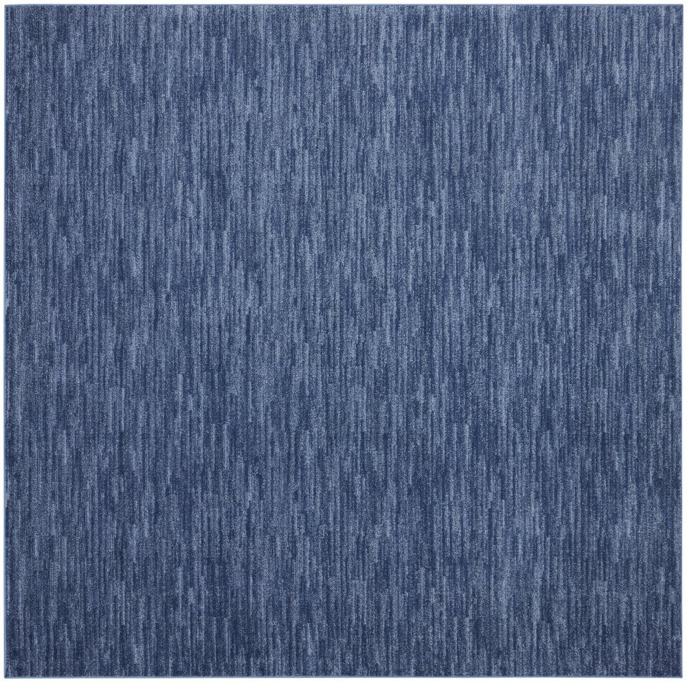 9' Blue Square Indoor Outdoor Area Rug — view 8