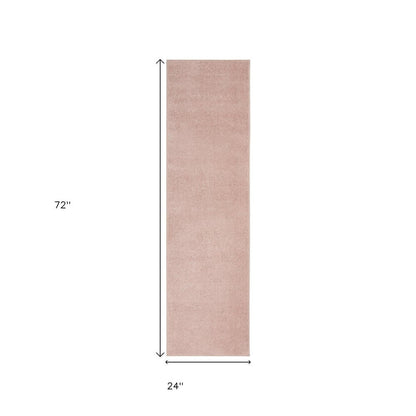 6' Pink Indoor Outdoor Runner Rug HomeRoots