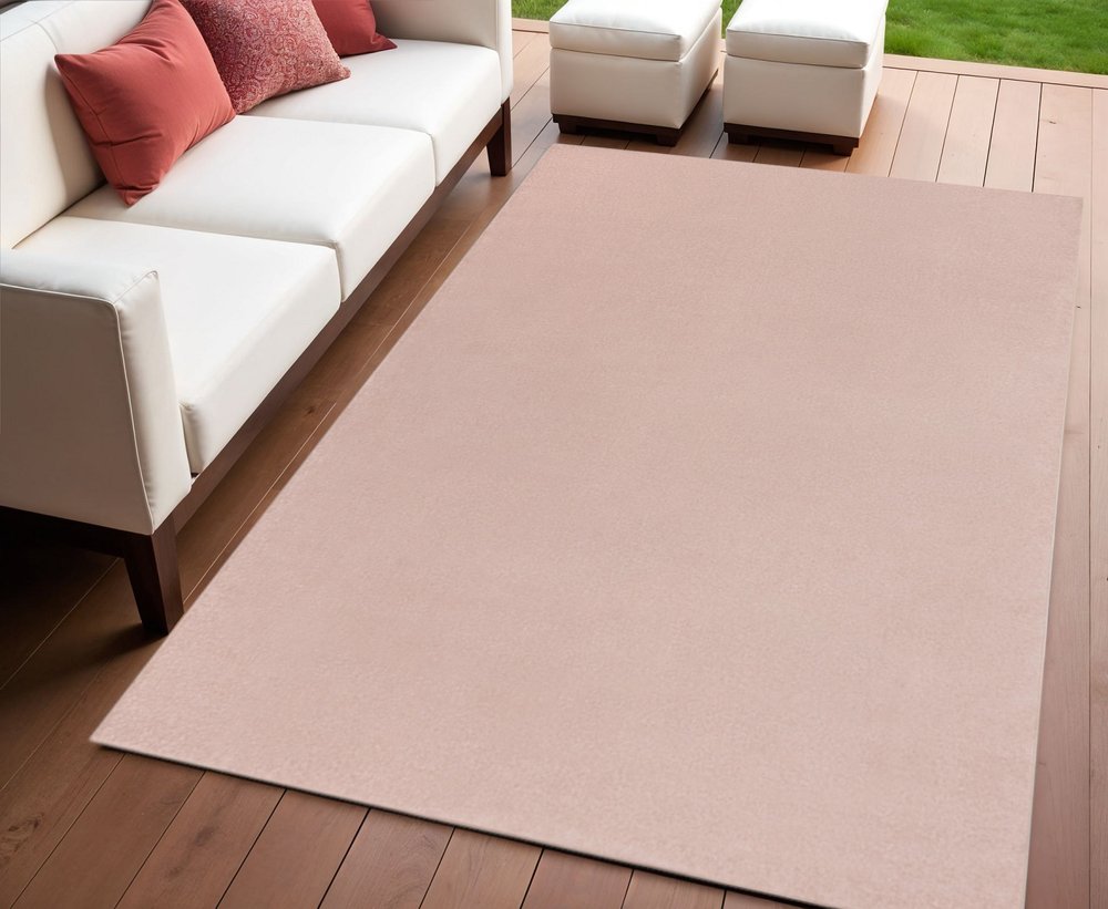 4' X 6' Pink Indoor Outdoor Area Rug HomeRoots