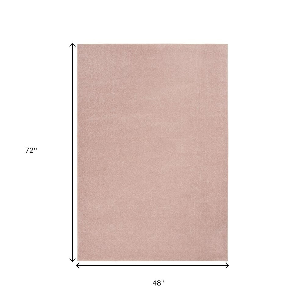 4' X 6' Pink Indoor Outdoor Area Rug HomeRoots