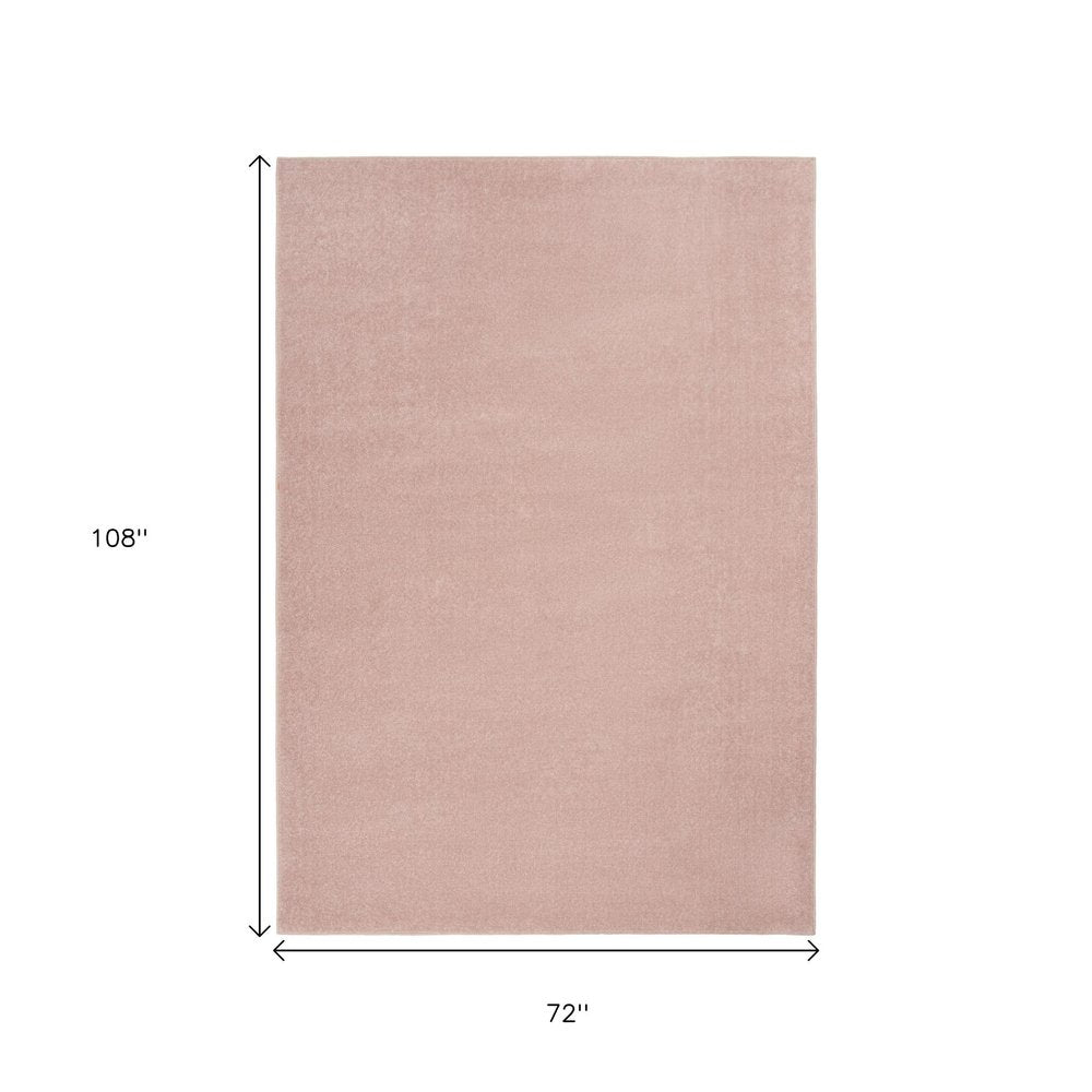 6' X 9' Pink Indoor Outdoor Area Rug HomeRoots