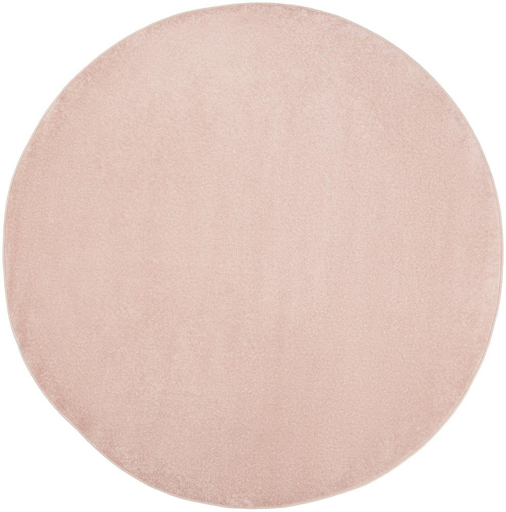 8' X 8' Pink Round Indoor Outdoor Area Rug HomeRoots